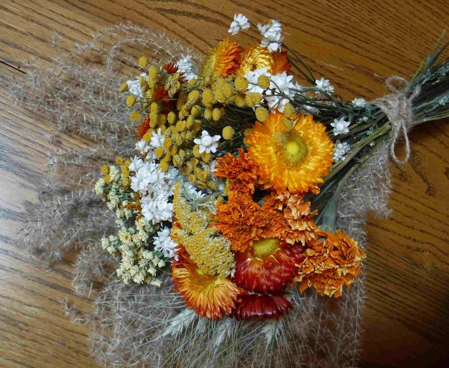 Fall Rustic Dried Flower Arrangement, Fall Dried Flower Bouquet, Baby Shower Flowers, Dried Flower Wedding Bouquet, Thanksgiving Centerpiece
