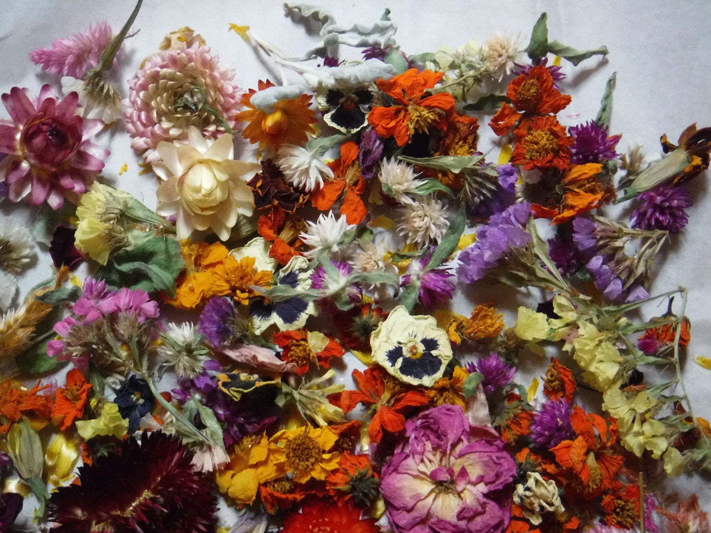 2 Cups Dried Flowers, Dried Plant Material, Loose Dried Flowers, Resin Flowers, Whole Dried Flower, Dry Craft Flowers, Bulk Dry Flowers