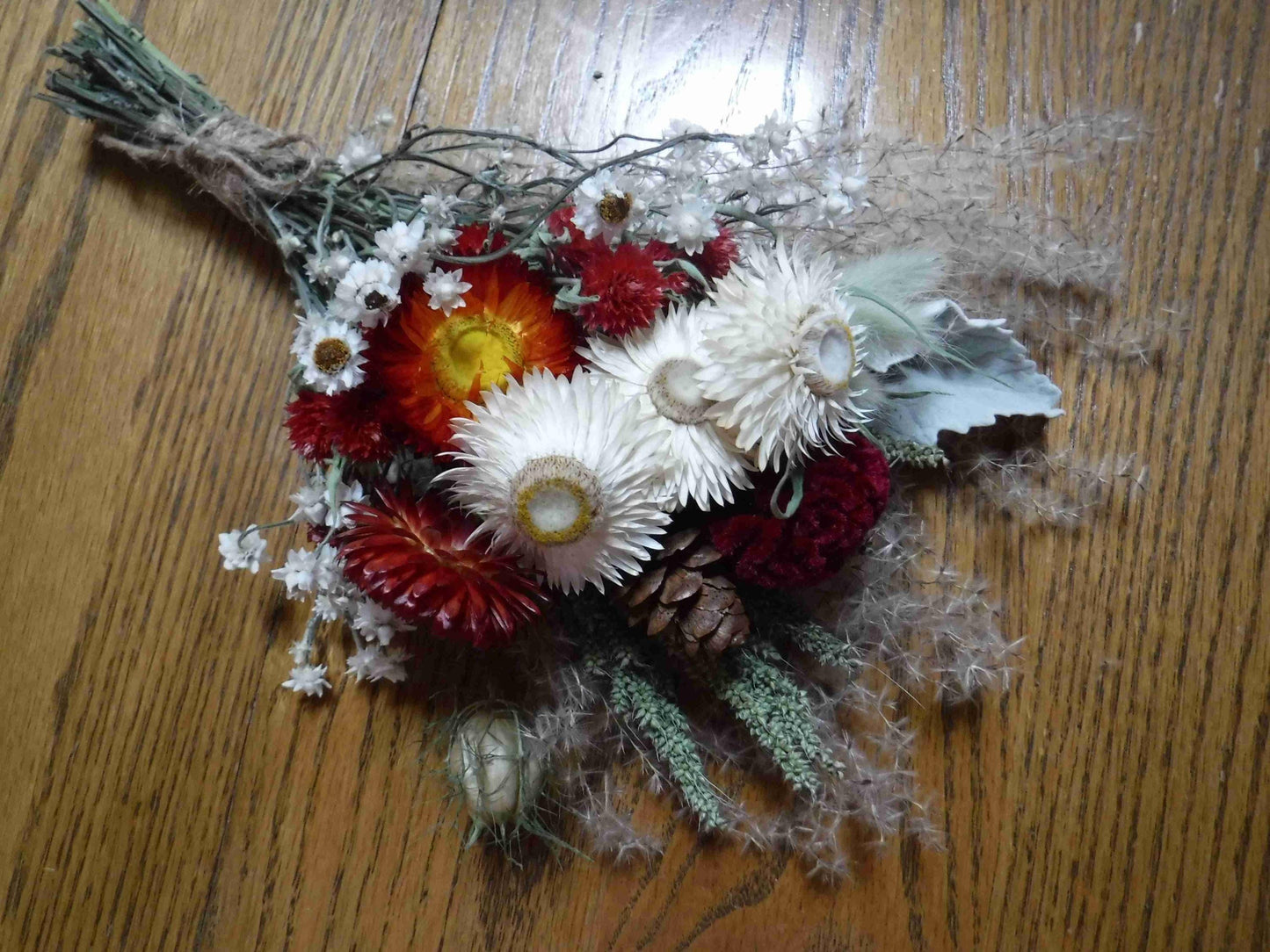 Winter Dried Flower Arrangement, Winter Dried Flower Bouquet, Christmas Dried Flower Arrangement, Christmas Dried Flower Bouquet, Xmas Decor