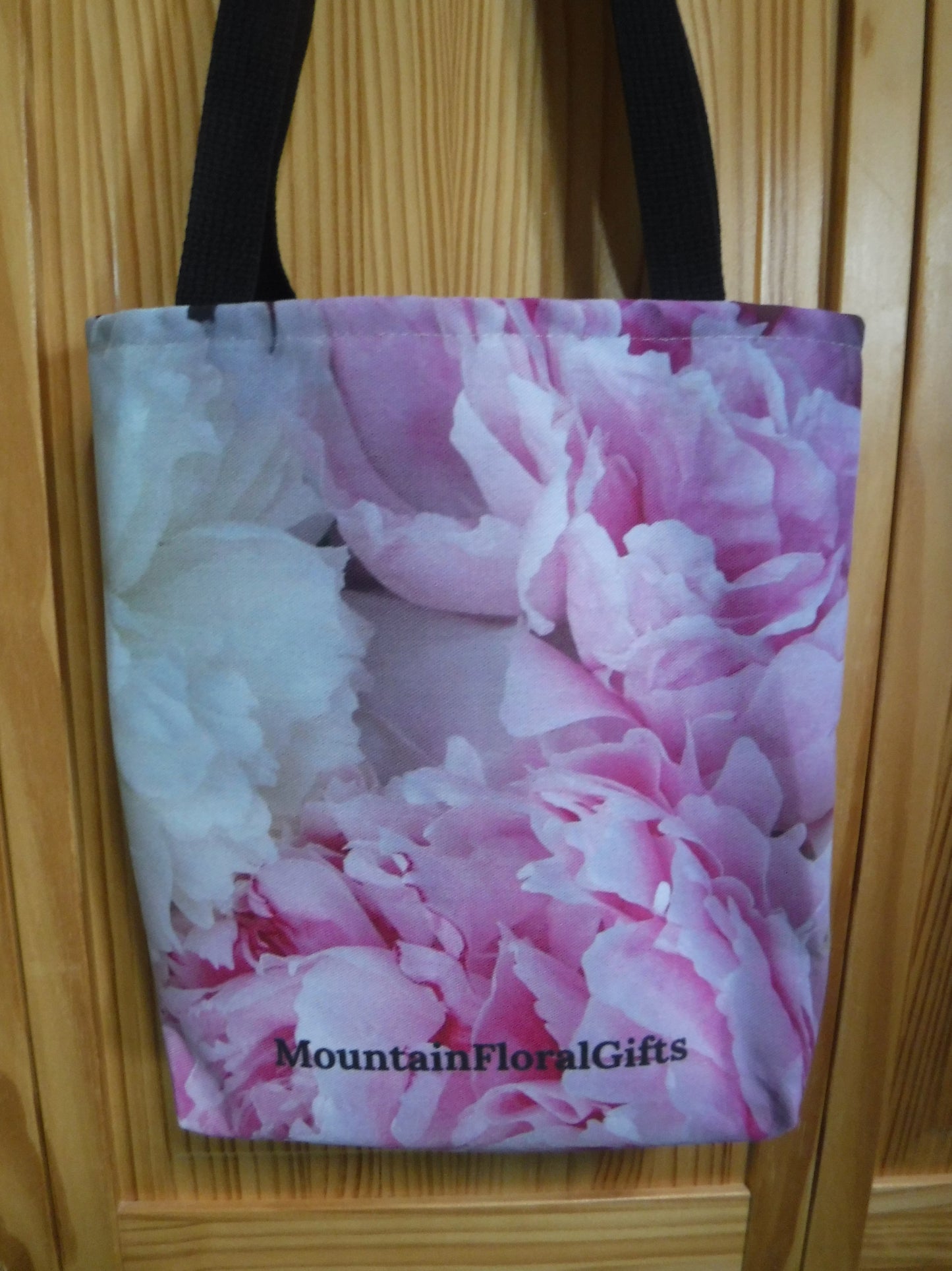Floral Peony Print Tote Bag, Gifts For Mom, Teacher Appreciation, Shopping, Travel Bag, Gifts For Teens, Gardeners Gifts, Craft Bag, Nature