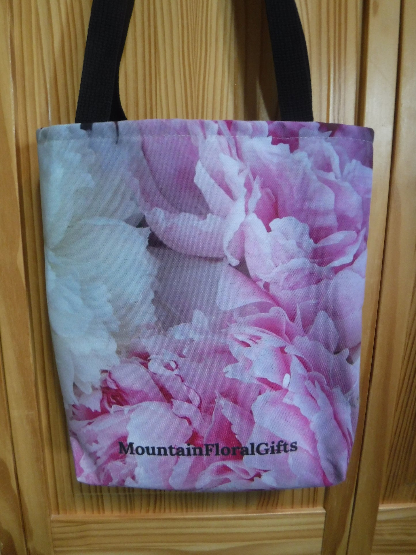 Floral Peony Print Tote Bag, Gifts For Mom, Teacher Appreciation, Shopping, Travel Bag, Gifts For Teens, Gardeners Gifts, Craft Bag, Nature