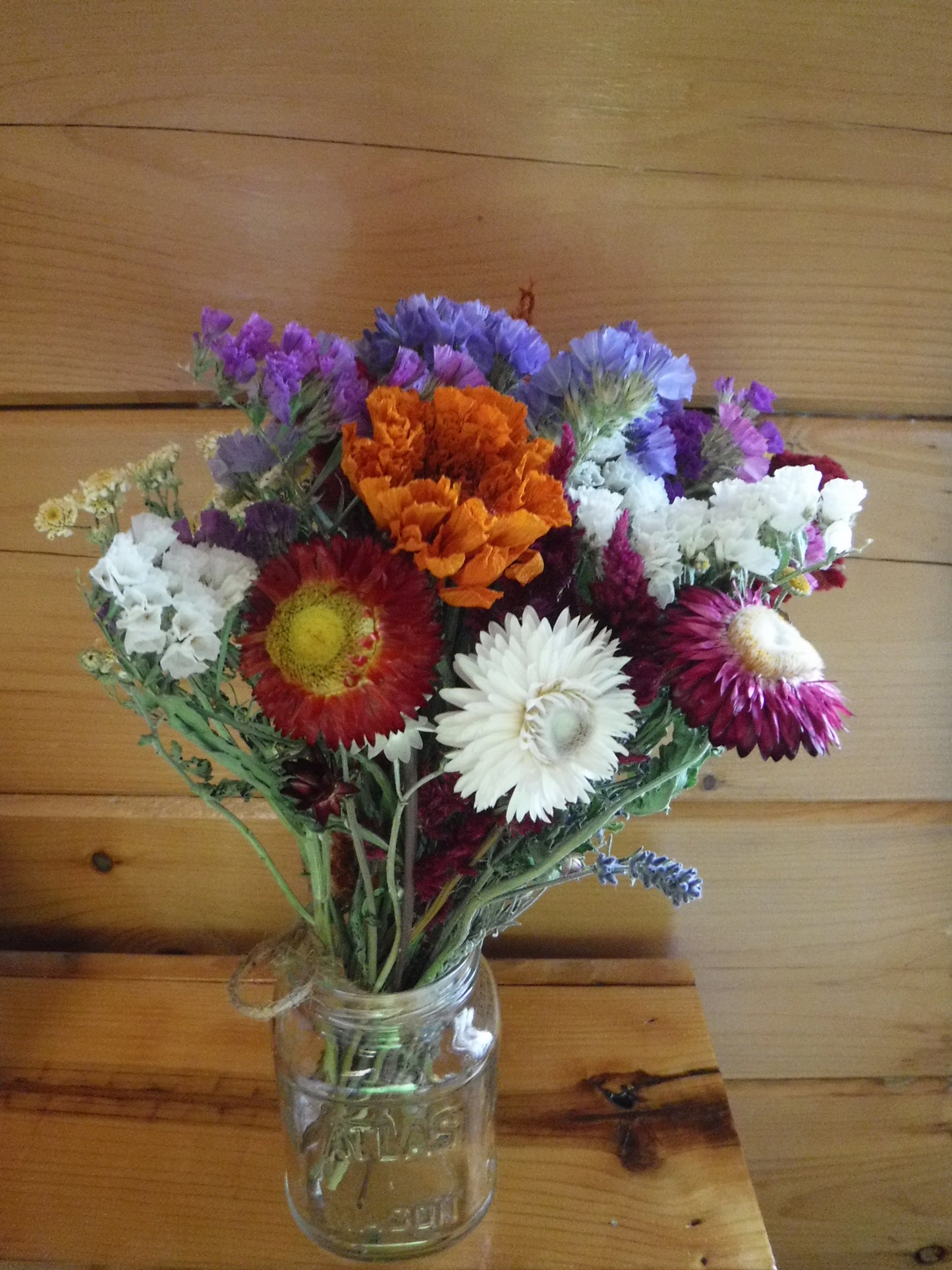 Dried Flower Bouquet Mixed Colors