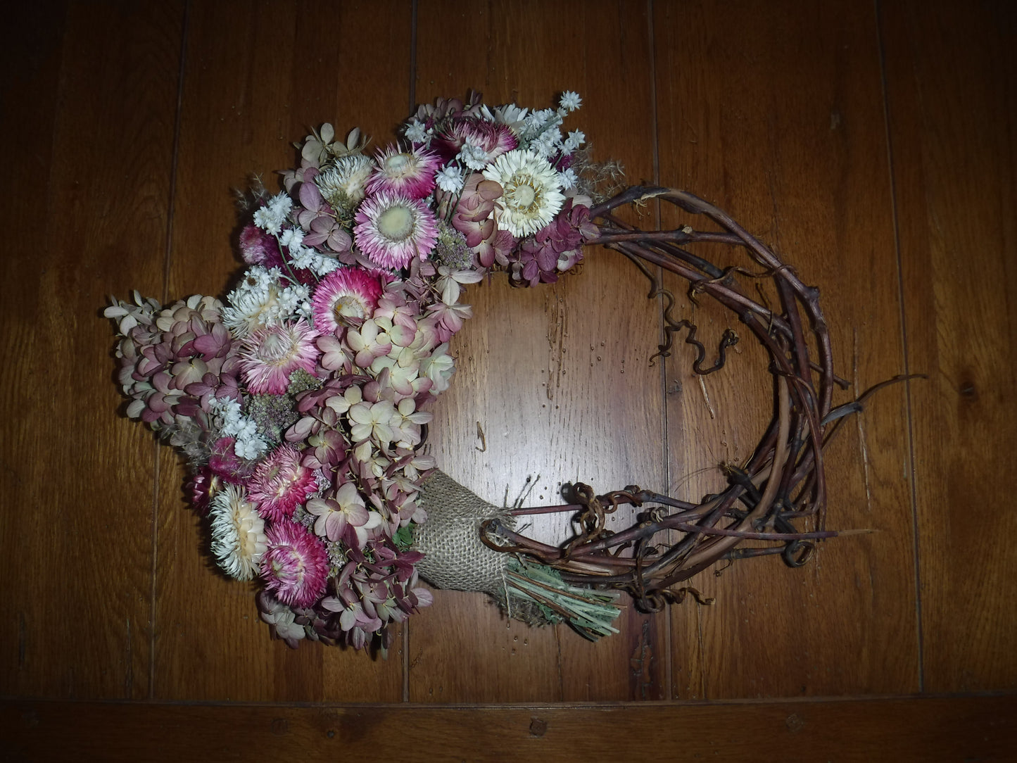Dried Flower Wreath Country Charm
