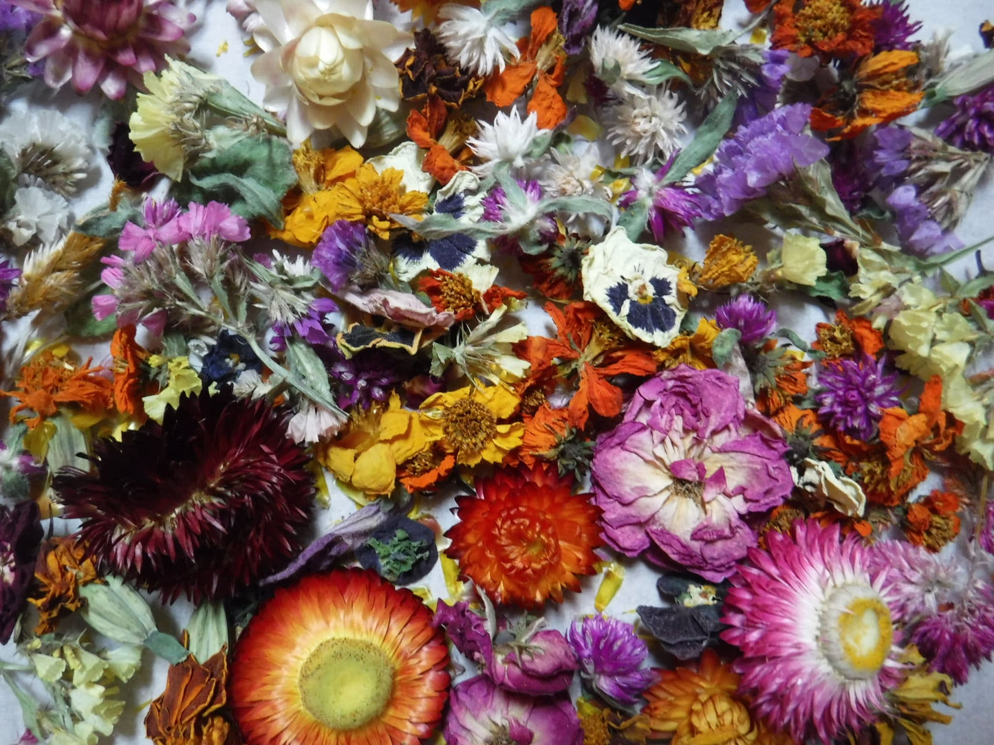 2 Cups Dried Flowers, Dried Plant Material, Loose Dried Flowers, Resin Flowers, Whole Dried Flower, Dry Craft Flowers, Bulk Dry Flowers