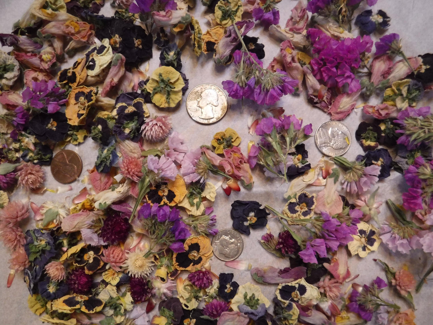 2 Cups Dried Flowers, Dried Plant Material, Loose Dried Flowers, Resin Flowers, Dry Craft Flowers, Bulk Dry Flowers, Flower Confetti, Gift