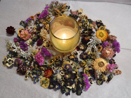 2 Cups - 10 Cups Loose Dried Flower Mix, Wedding Table Decoration